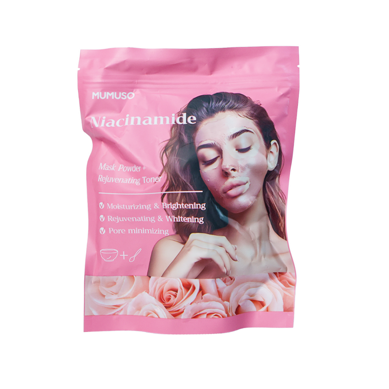 Mumuso Niacinamide Moisturizing & Brightening Mask Powder + Rejuvenating Toner