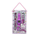 Mumuso Watch Stationery Set - Pink (