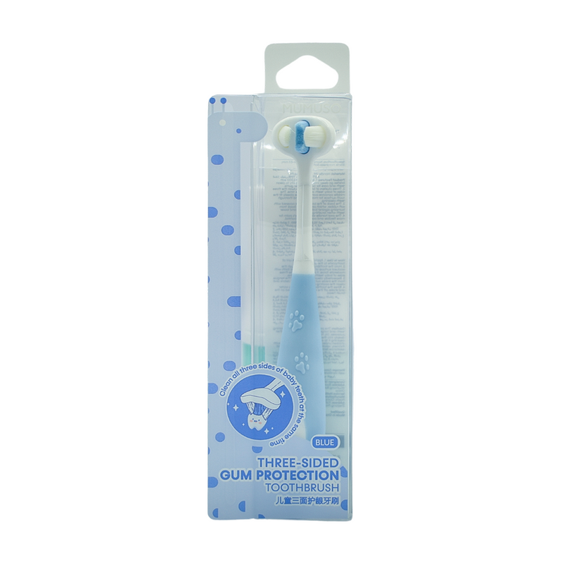 Mumuso Three-Sided Gum Protection Toothbrush - Blue