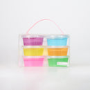 Mumuso Crystal Clear Slime Kit - 6 Colors
