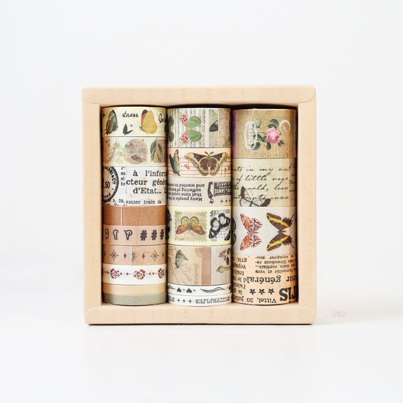 Mumuso Butterfly Dream Washi Tape Set - 20 Rolls