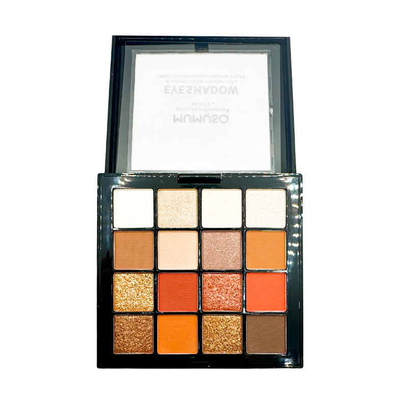 Mumuso 16 Color Eyeshadow Palette - Earth Tone