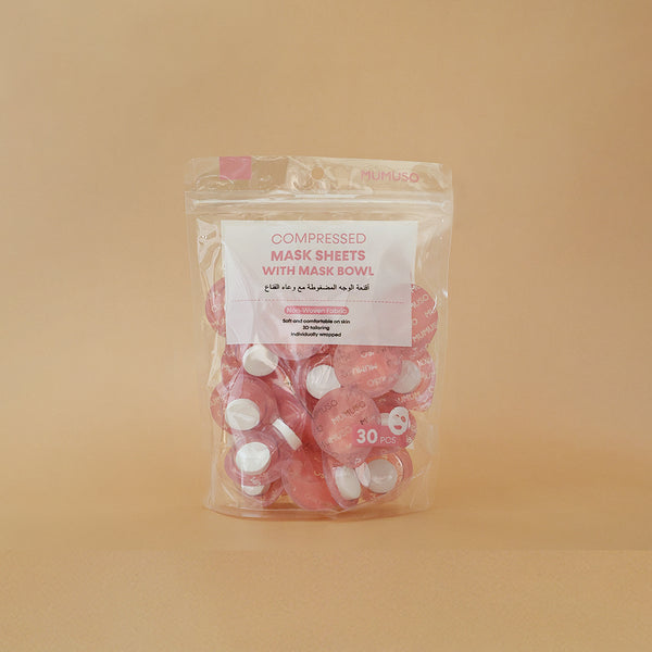 Mumuso Compressed Facial Mask Sheets With Mask