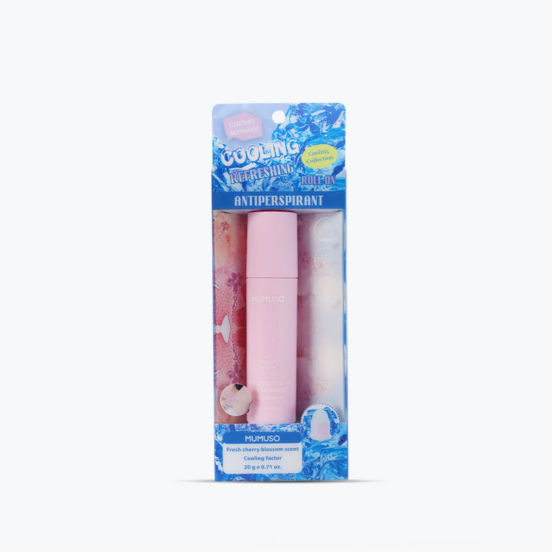 Mumuso Refreshing Roll-On Antiperspirant - Cherry Blossom
