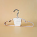 Mumuso Children's Hangers With Plastic Coating - Light Brown