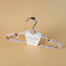 Mumuso Children's Hangers With Plastic Coating - Light Brown