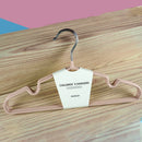 Mumuso Children's Hangers With Plastic Coating - Light Brown