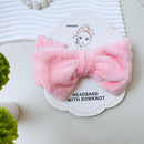 Mumuso Pink Headband with Bowknot