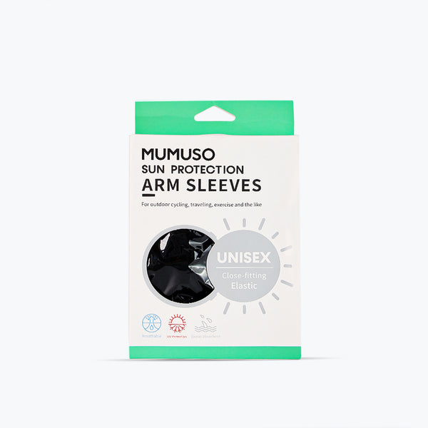 Mumuso Sun Protection Cooling Arm Sleevelets - Black