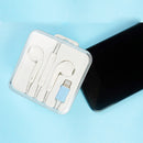 Wired Colorful Fashion Headphones With Lightning Connector - White