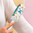 Mumuso Lint Roller Set 3 Pieces Set 50 Sheets Per Piece Colorful Shape Design - White