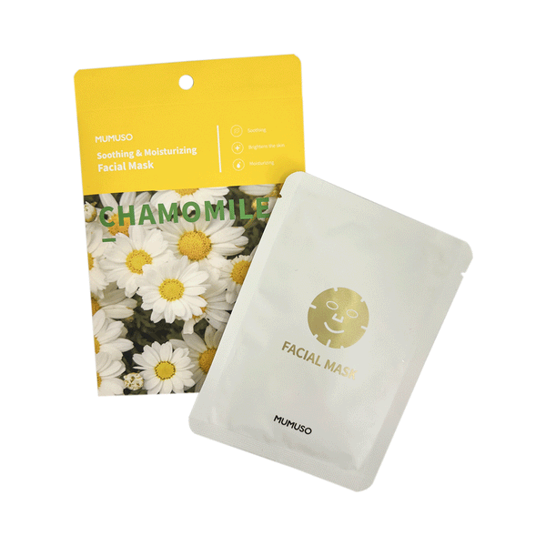 Mumuso Chamomile Soothing & Moisturizing Facial Mask