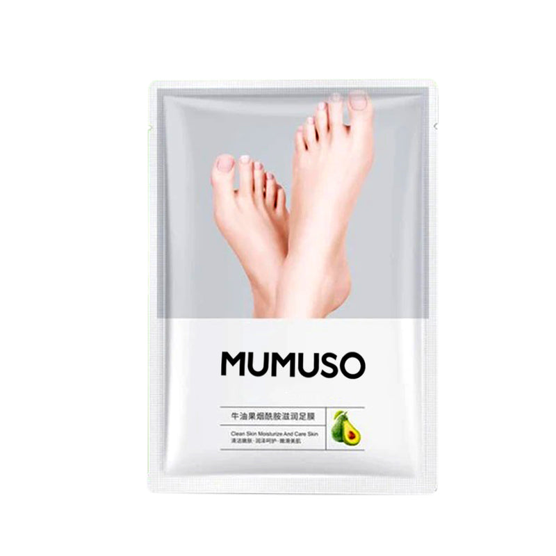 Mumuso Avocado Niacinamide Moisturizing Foot Mask - 35g/3pairs