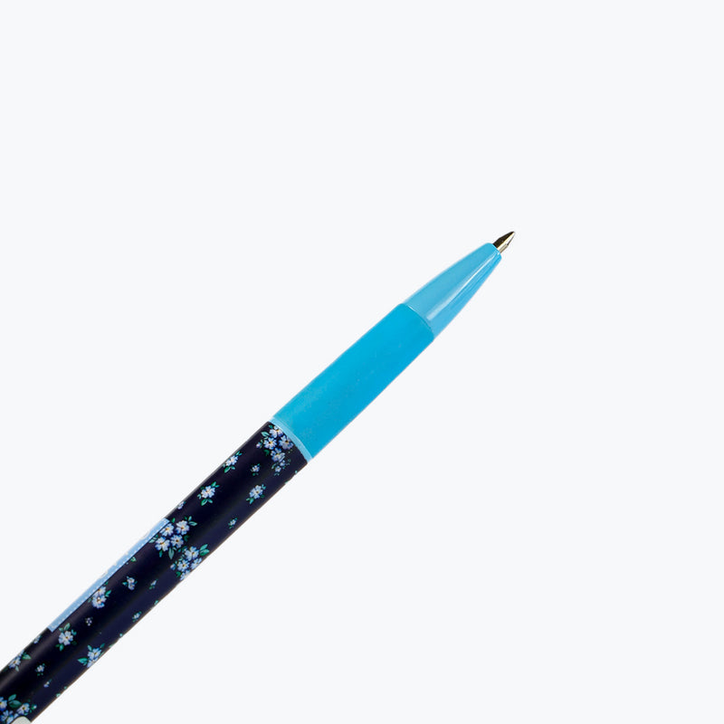 M&G Retractable Ball Pen 0.7mm with comfort rubber grip - Blue