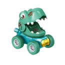 Mumuso Dinosaur World Fun Press Sliding Toy Car - 3 Mixed