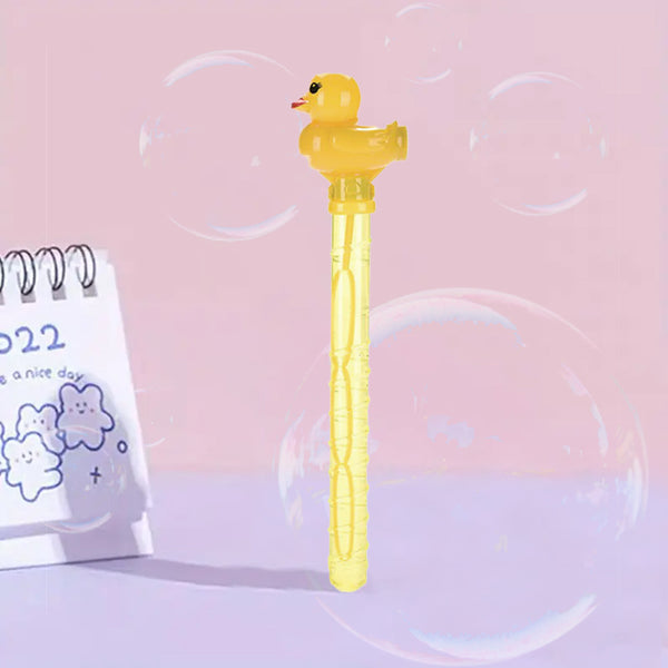Mumuso  Yellow Duck Bubble Stick # With Whistle