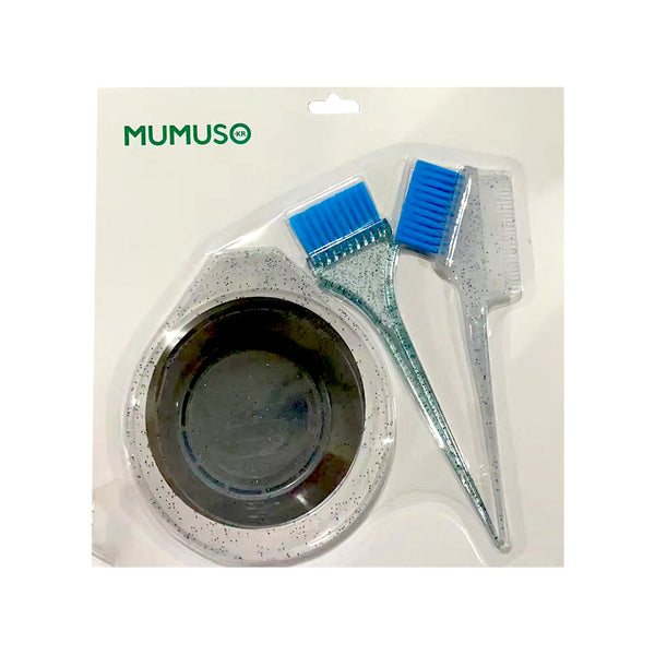 Mumuso Three-Piece Hair Dye Bowl Set - Pink