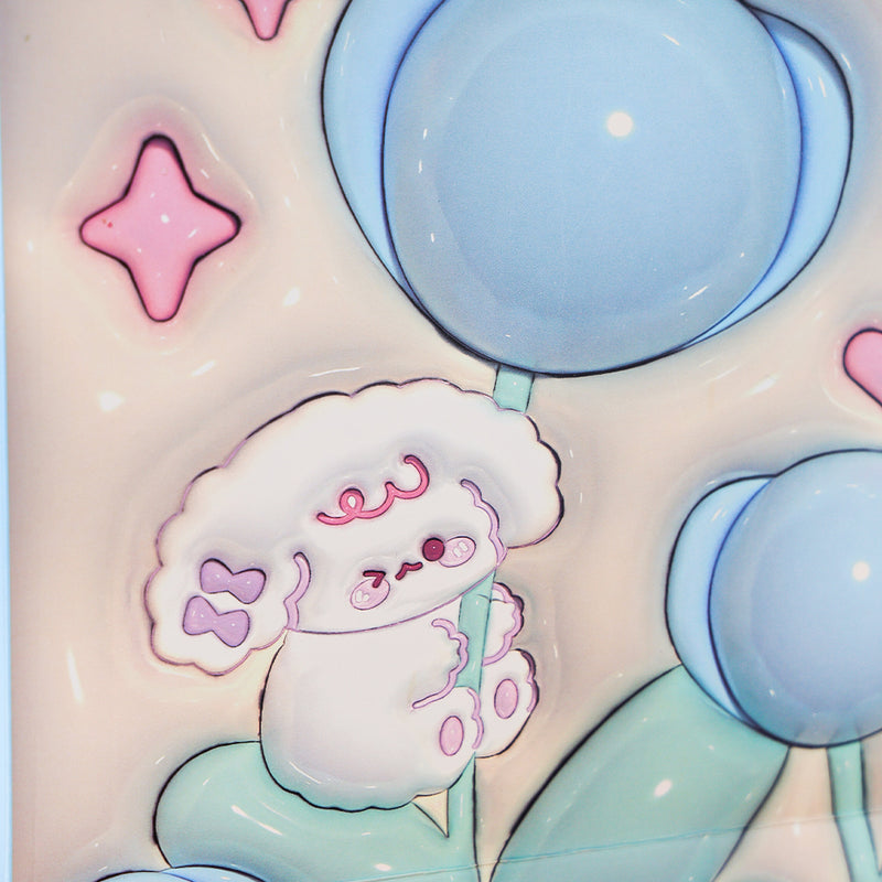 Mumuso 3D Stereoscopic Pattern Gift Bag - Four Color Mixed (Medium)