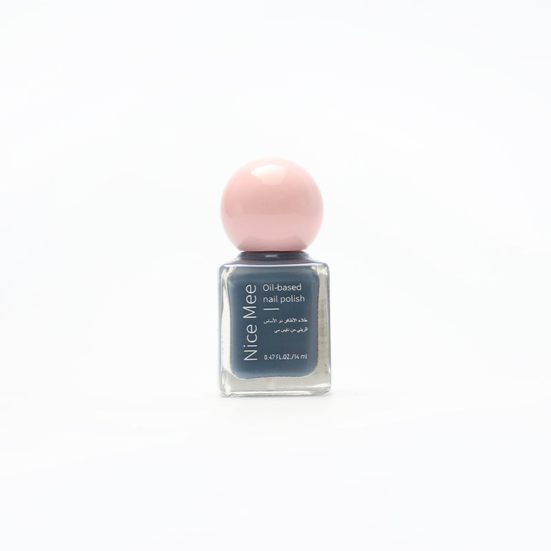 Mumuso Nice Mee Oil-Based Nail Polish, Light Blue