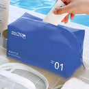 Mumuso Jelly Octagonal Toiletry Bag - Navy Blue