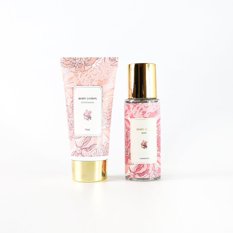 Mumuso Partysu 75Ml-Bodylotion+85Ml-Bodymist Flower Fragrance