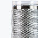 Mumuso Diamond-Set Car Cup - Silver