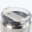 Mumuso Diamond-Set Car Cup - Silver