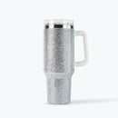 Mumuso Diamond-Set Car Cup - Silver