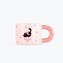 Mumuso Cat Polka Dot Cup - Pink (350ml)
