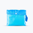 Mumuso Capacity Folding Bag with Blue Edges and Green Mesh Pockets - Large