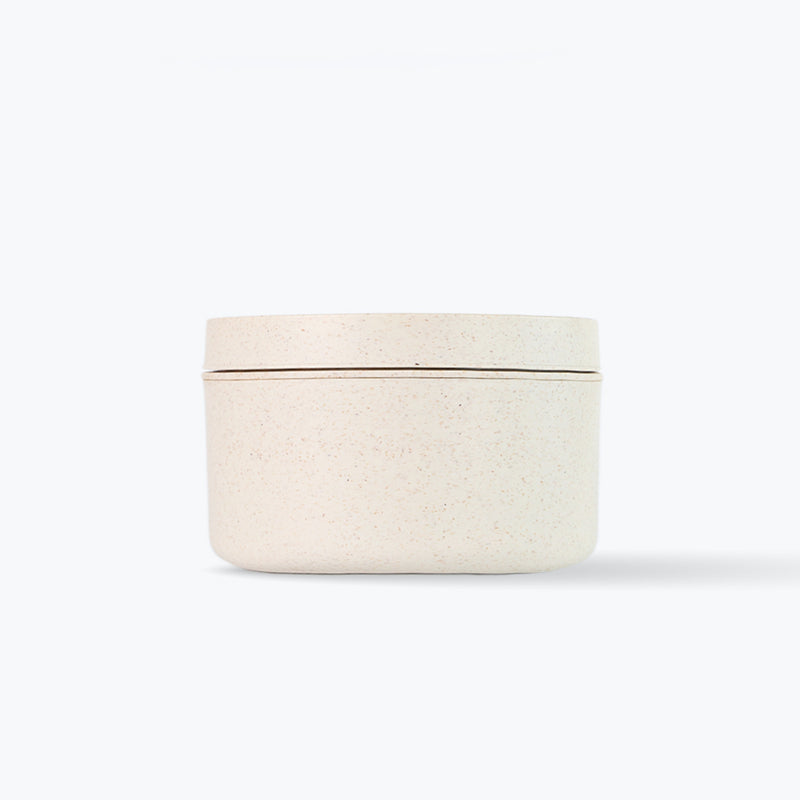 Mumuso Round Wheat Straw Meal Box( Drop  Resistant High Temperature Resistant And Leakproof) 350Ml