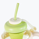Mumuso Handheld Large Capacity Straw Water Cup - Green (1300ml)