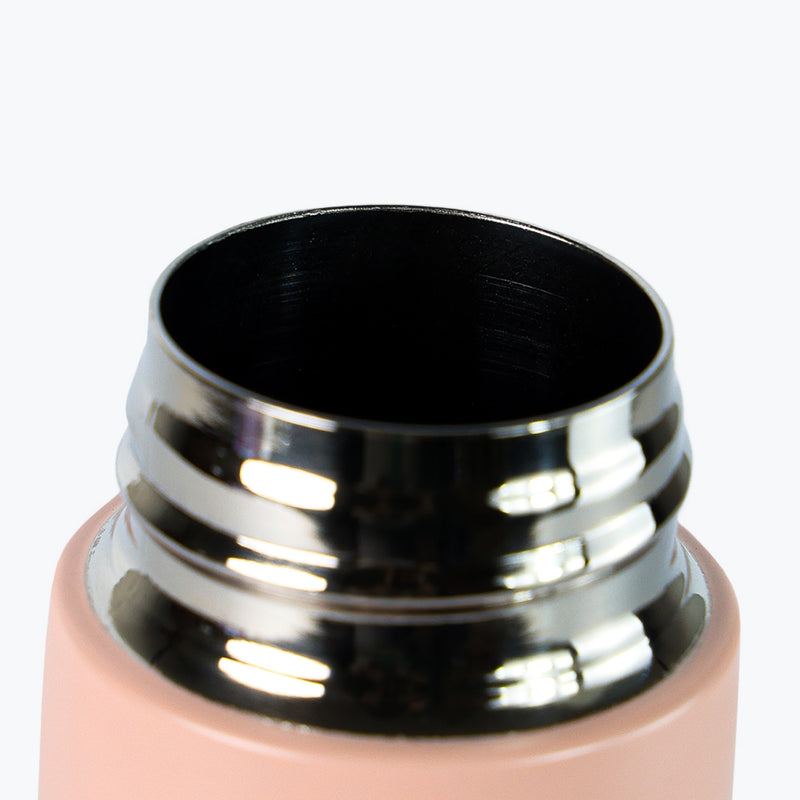 Mumuso Mini Double-Layer Stainless Steel Insulation Cup - Pink (220ml)