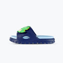 Mumuso Children's Boys' Hole Punched Dinosaur Slippers - Dark Blue (28-29)