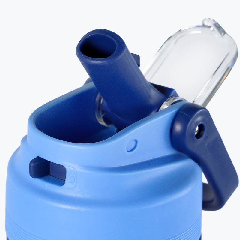 Mumuso Marine Series Whale-Themed Stainles  304 SUS Vessel/ PP+ TRITAN+ ABS Lid /Silicone Seal