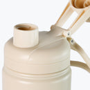 Mumuso Simple Style Series Beige Stainless 304 SUS Vessel / PP+PE Lid / Silicone Seal