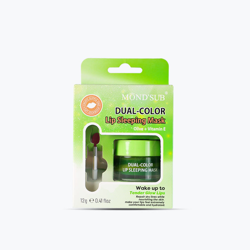 Mumuso Mondsub Dual-Color Lip Sleeping Mask Olive + Vitamin E