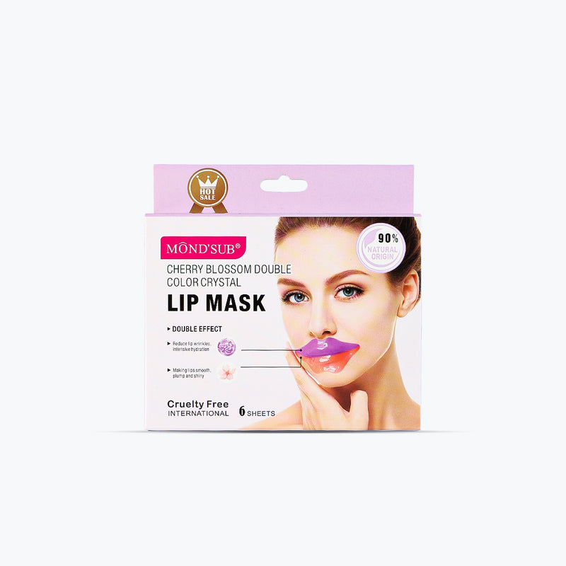 Mumuso Mondsub Cherry Blossom Double Color Crystal Lip Mask