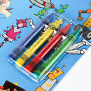 Mumuso A4 Coloring Book with Crayons - Robot