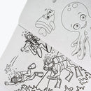 Mumuso A4 Coloring Book with Crayons - Robot