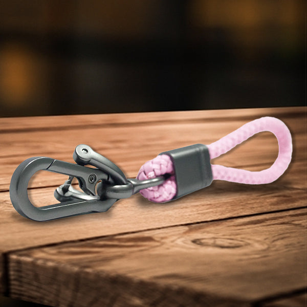 Mumuso G-Braided Keychain -  Pink