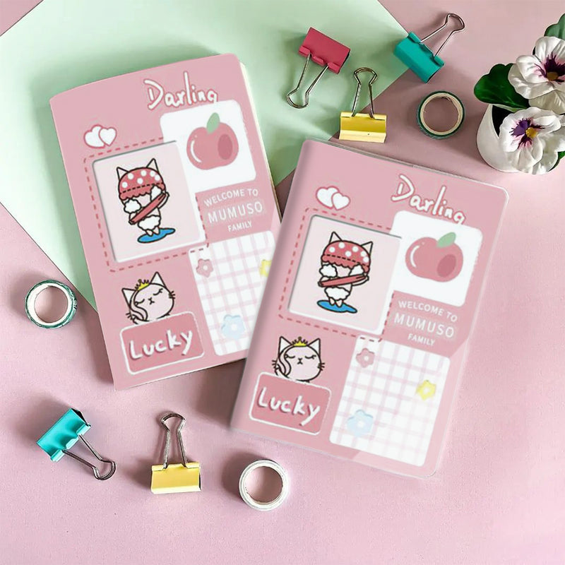 Mumuso Family A5 Stitched Notebook (Anne) - Pink