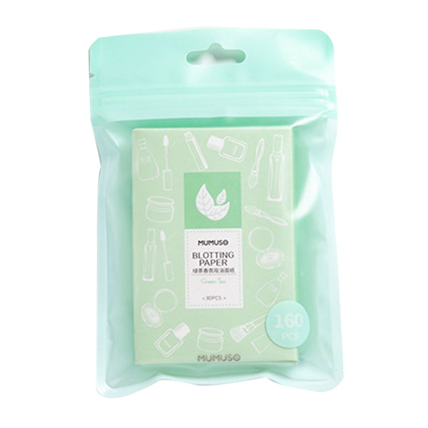 Mumuso Green Tea Makeup Blotting Paper
