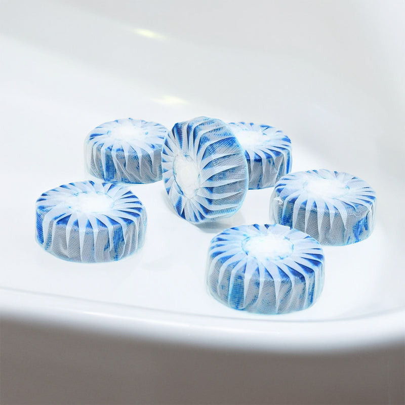 Mumuso 6-Pack Blue Bubble Toilet Bowl Cleaner