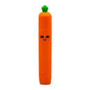 Mumuso Carrot Eraser with Cover and Roller