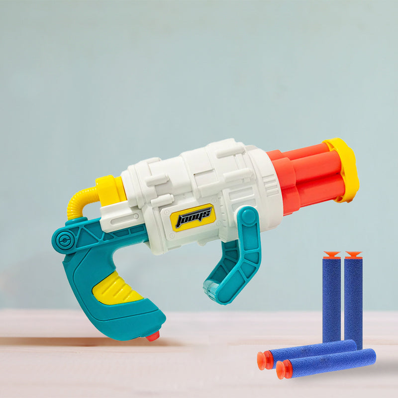 Mumuso Children Toy Blaster Gun With Foam Darts