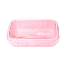 Mumuso Cute Lunch Box with Wheat Straw and Cover - 800ml