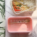 Mumuso Cute Lunch Box with Wheat Straw and Cover - 800ml