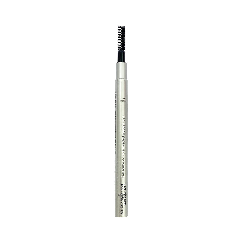 Mumuso Dual-End Eyebrow Pencil, Natural Brown