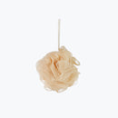 Mumuso Bath Pouf - Pink & Off-White